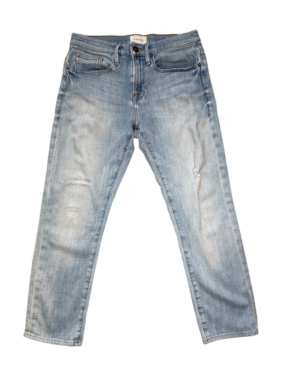 Frame Denim Light Blue Women’s Slim Straight Jeans